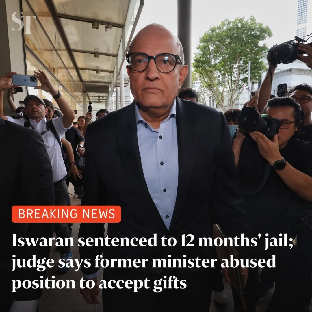 Former Transport Minister Iswaran